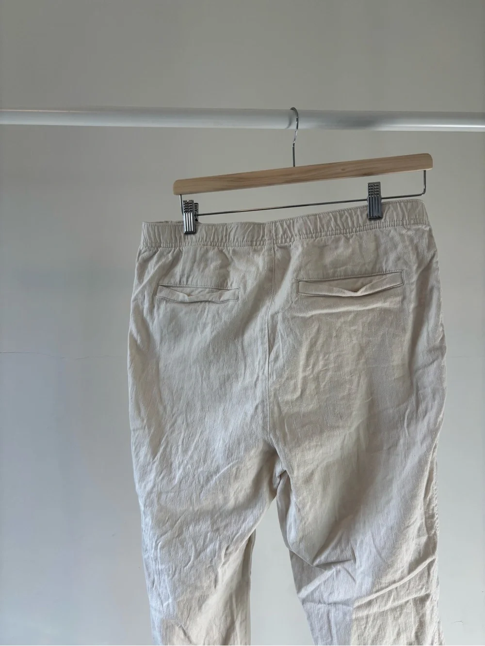 Banana Republic Traveler Linen Snow Day Pants | linen & cotton | 32x30